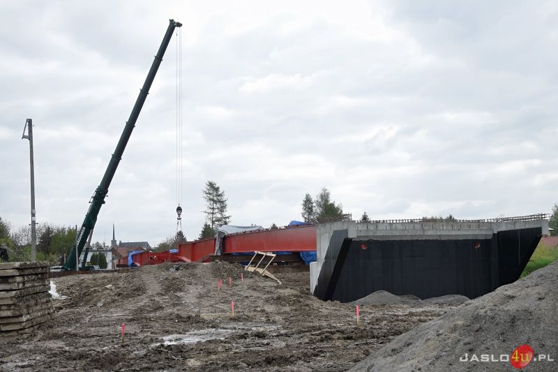 Budowa mostu na Wisłoce (os. Gądki) - 7.05.2020