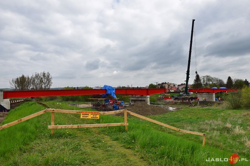 Budowa mostu na Wisłoce (os. Gądki) - 7.05.2020