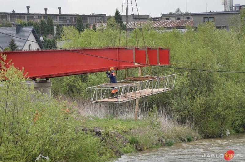 Budowa mostu na Wisłoce (os. Gądki) - 7.05.2020