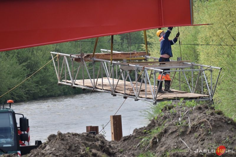 Budowa mostu na Wisłoce (os. Gądki) - 7.05.2020