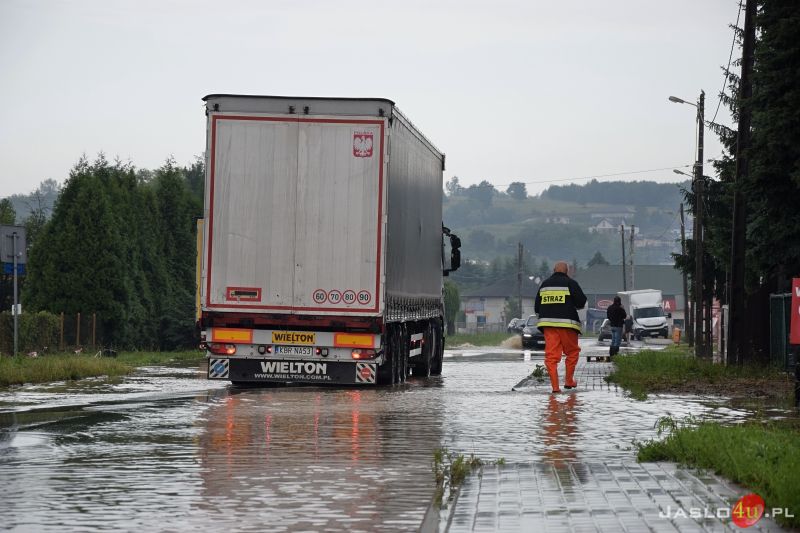 Katastrofalne skutki podtopień w powiecie jasielskim