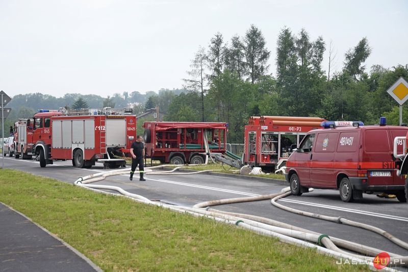 Katastrofalne skutki podtopień w powiecie jasielskim