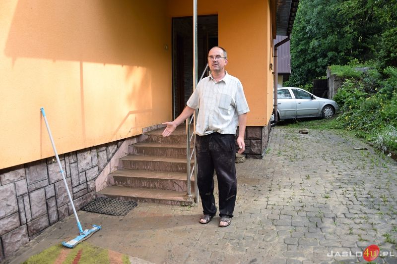 Katastrofalne skutki podtopień w powiecie jasielskim
