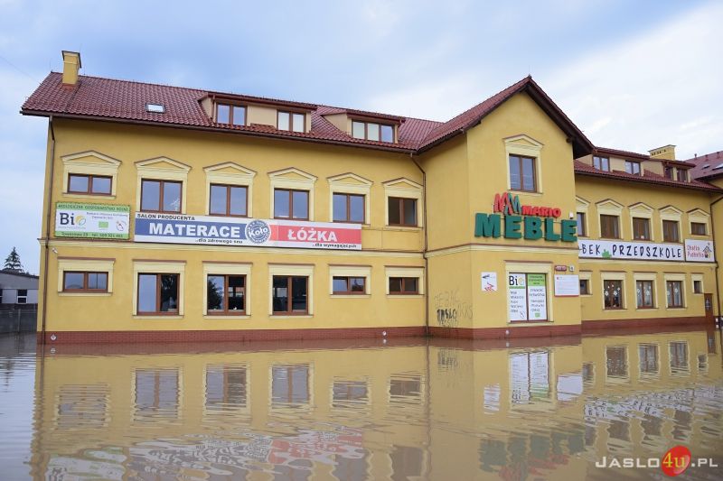 Katastrofalne skutki podtopień w powiecie jasielskim