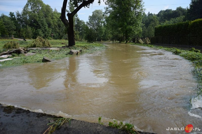 Katastrofalne skutki podtopień w powiecie jasielskim