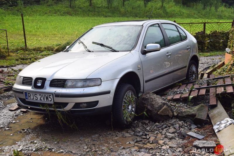 Katastrofalne skutki podtopień w powiecie jasielskim