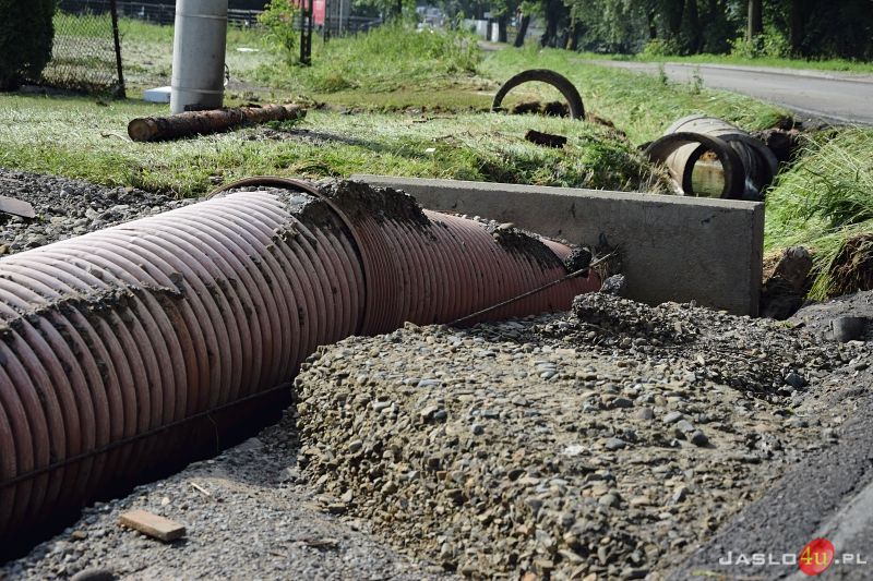 Katastrofalne skutki podtopień w powiecie jasielskim