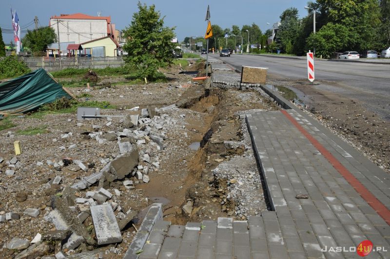 Katastrofalne skutki podtopień w powiecie jasielskim