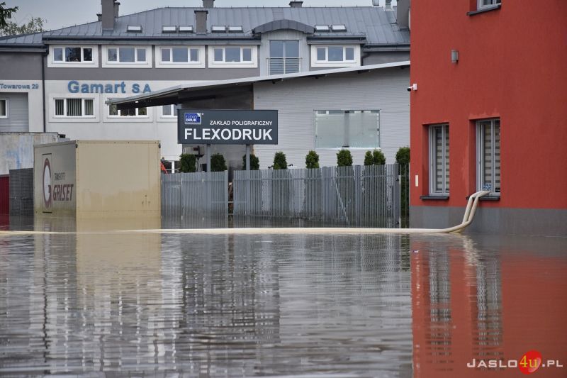 Katastrofalne skutki podtopień w powiecie jasielskim