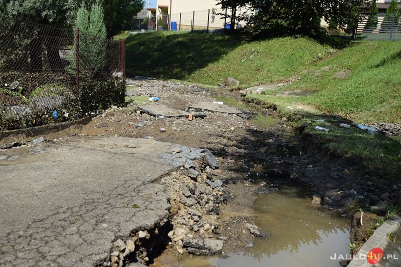 Katastrofalne skutki podtopień w powiecie jasielskim