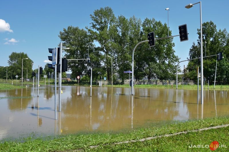 Podtopienia na jasielskich osiedlach Brzyszczki i Hankówka