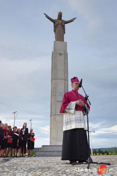 Poświęcenie Pomnika Chrystusa Króla w Jaśle