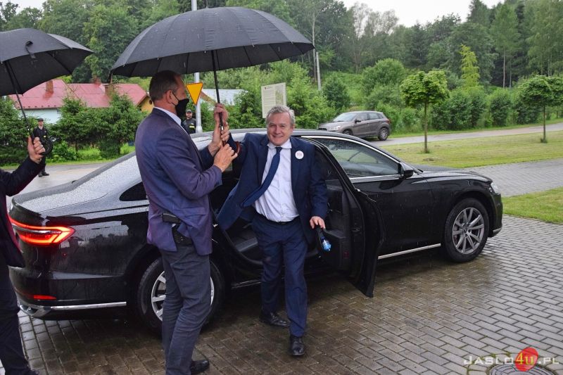 Wizyta wicepremiera Piotra Glińskiego w Trzcinicy k. Jasła
