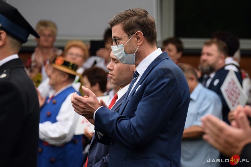 Wizyta wicepremiera Piotra Glińskiego w Trzcinicy k. Jasła