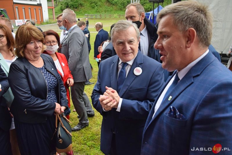 Wizyta wicepremiera Piotra Glińskiego w Trzcinicy k. Jasła