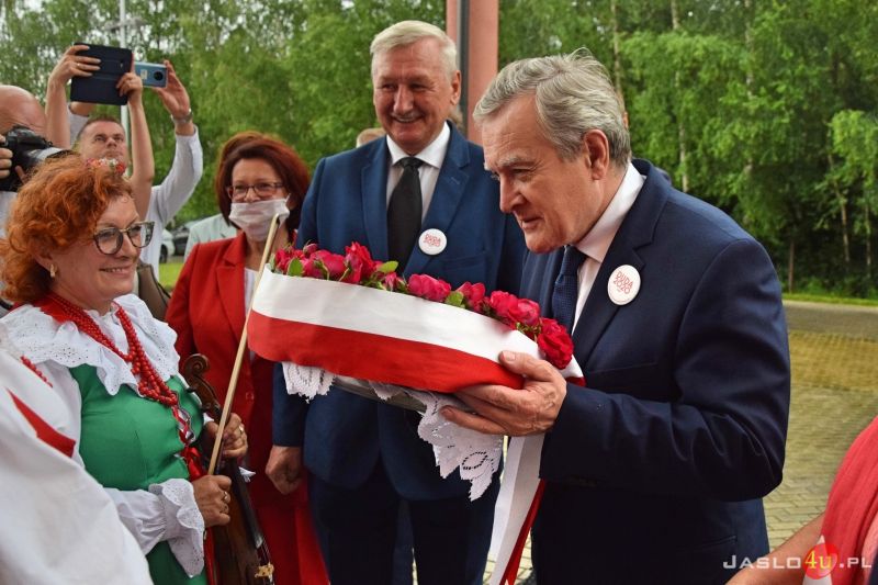 Wizyta wicepremiera Piotra Glińskiego w Trzcinicy k. Jasła