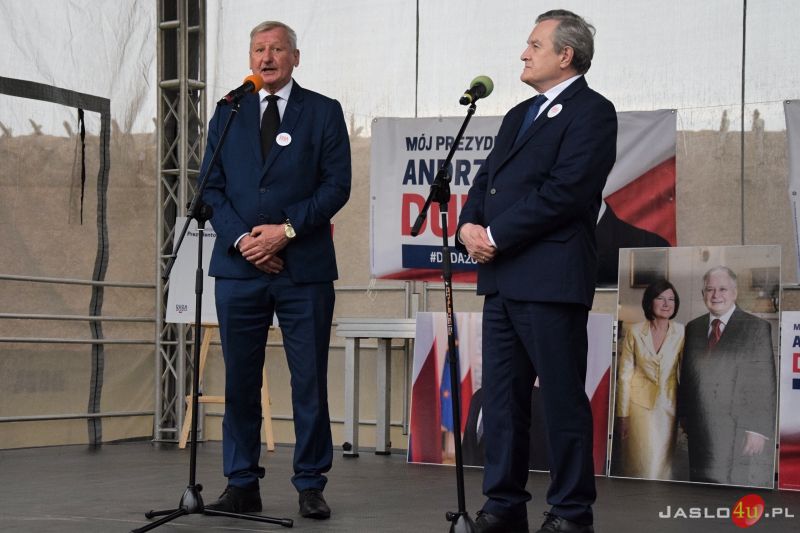 Wizyta wicepremiera Piotra Glińskiego w Trzcinicy k. Jasła