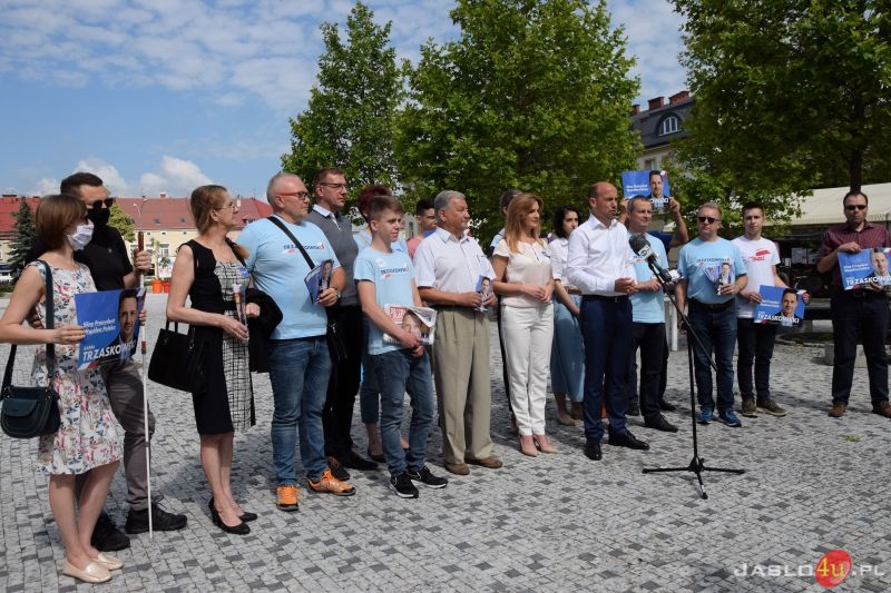 Wizyta posła Borysa Budki w Jaśle
