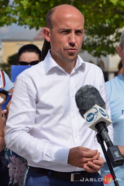 Wizyta posła Borysa Budki w Jaśle