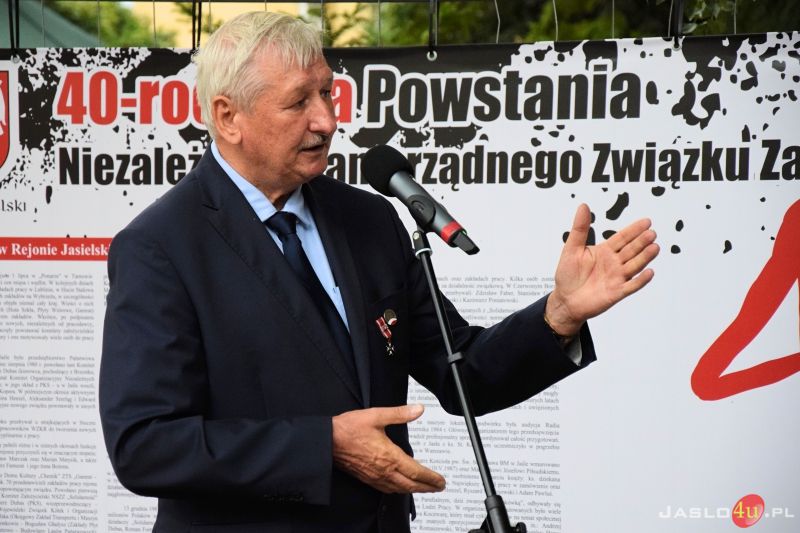 Jasielskie obchody 40. rocznicy powstania NSZZ "Solidarność"