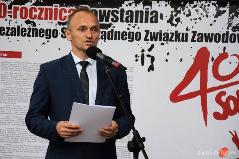 Jasielskie obchody 40. rocznicy powstania NSZZ "Solidarność"