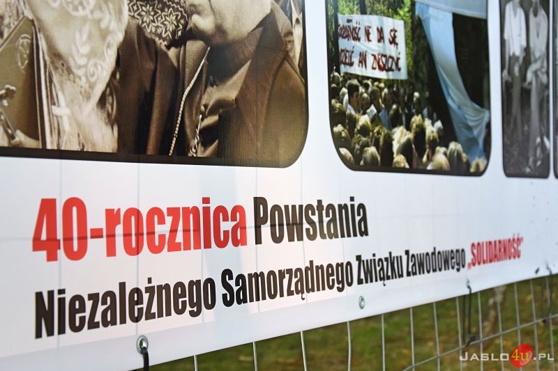 Jasielskie obchody 40. rocznicy powstania NSZZ "Solidarność"