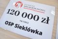 Wręczenie promes na zakup wyposażenia dla jednostek OSP w Sieklówce i Kołaczycach.