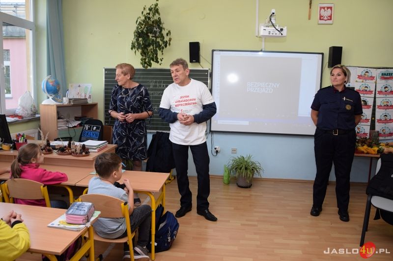 Akcja "Bezpieczny Przejazd" w Szkole Podstawowej nr 6 w Jaśle