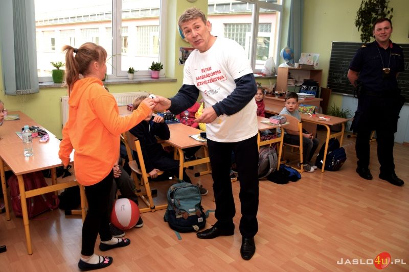 Akcja "Bezpieczny Przejazd" w Szkole Podstawowej nr 6 w Jaśle