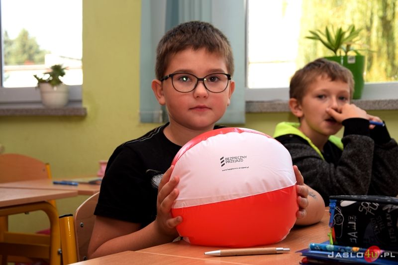 Akcja "Bezpieczny Przejazd" w Szkole Podstawowej nr 6 w Jaśle