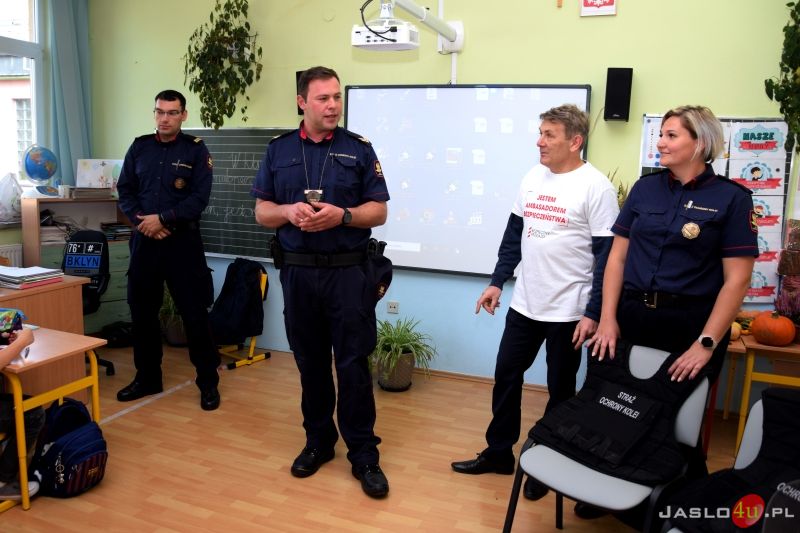 Akcja "Bezpieczny Przejazd" w Szkole Podstawowej nr 6 w Jaśle