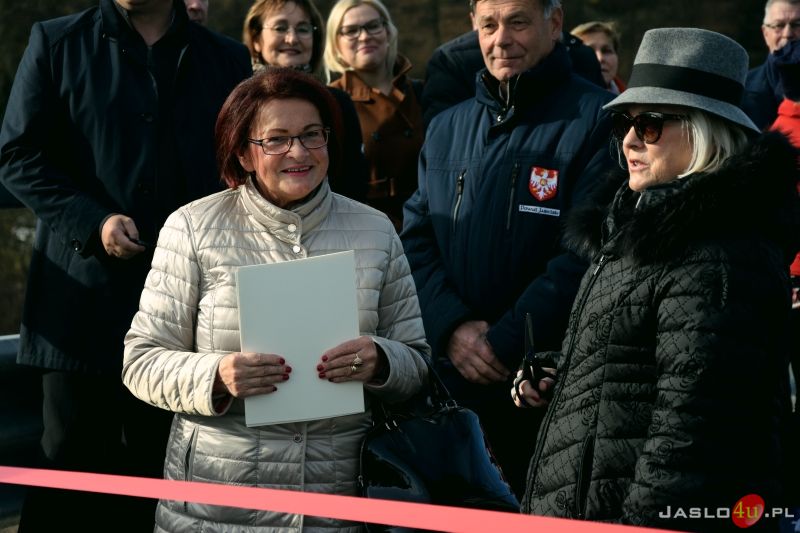 Uroczyste oddanie do użytku mostu na Jasiołce w Brzezówce