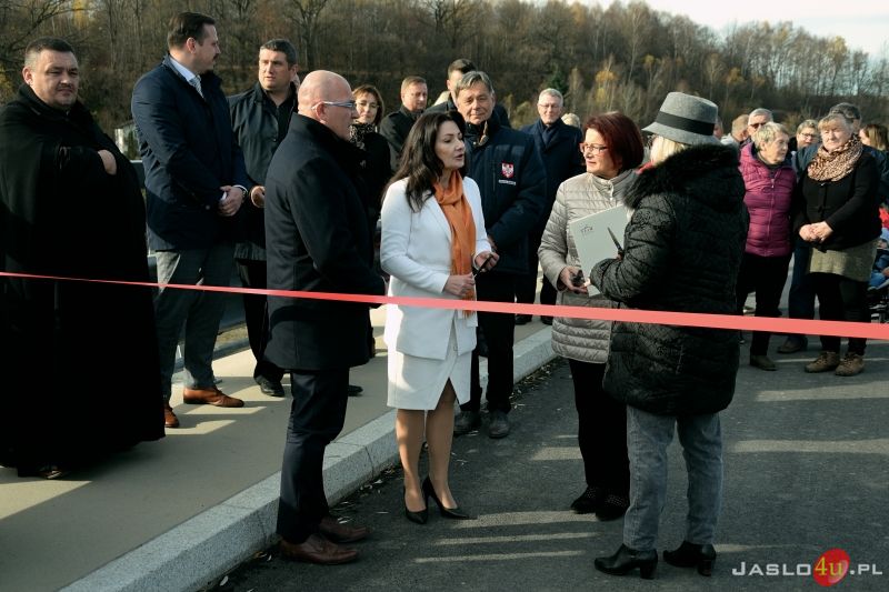 Uroczyste oddanie do użytku mostu na Jasiołce w Brzezówce