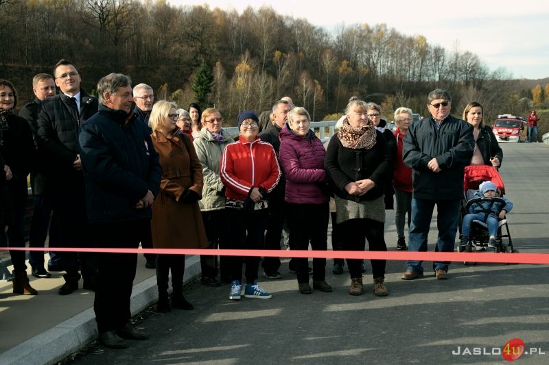 Uroczyste oddanie do użytku mostu na Jasiołce w Brzezówce