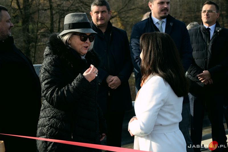 Uroczyste oddanie do użytku mostu na Jasiołce w Brzezówce