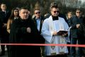 Uroczyste oddanie do użytku mostu na Jasiołce w Brzezówce