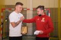 Kamil Piątkowski na treningu UKS 6 Jasło