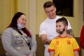 Kamil Piątkowski na treningu UKS 6 Jasło
