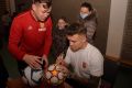 Kamil Piątkowski na treningu UKS 6 Jasło