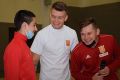 Kamil Piątkowski na treningu UKS 6 Jasło