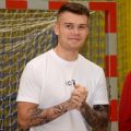 Kamil Piątkowski na treningu UKS 6 Jasło