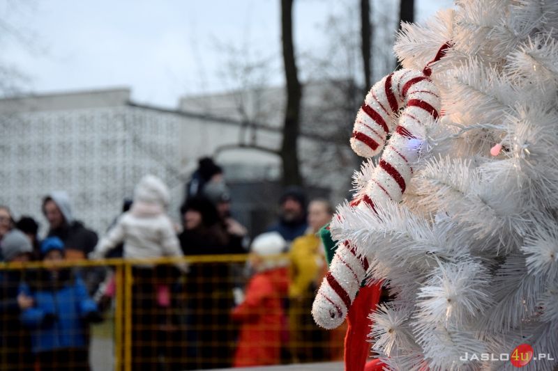 Mikołaj w Parku Miejskim w Jaśle 2021
