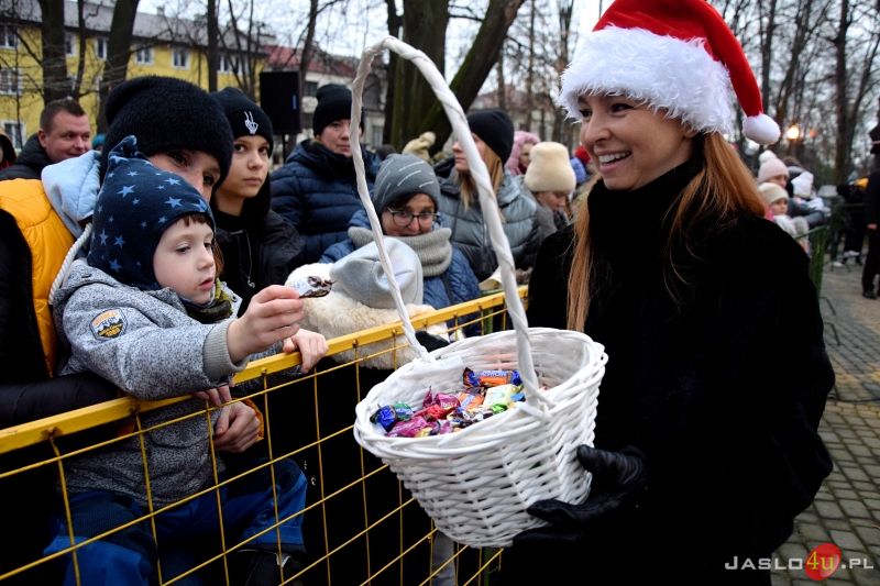 Mikołaj w Parku Miejskim w Jaśle 2021