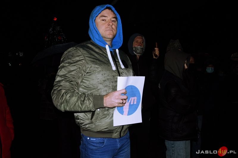 Protest przeciwko ustawie "Lex TVN" w Jaśle