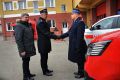 Przekazanie samochód i sprzętu ratowniczego dla KP PSP w Jaśle