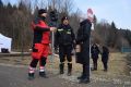 Przejazd pociągu humanitarnego z przejścia granicznego w Krościenku