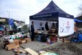 Przejazd pociągu humanitarnego z przejścia granicznego w Krościenku