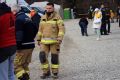 Przejazd pociągu humanitarnego z przejścia granicznego w Krościenku