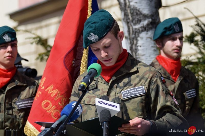 Uroczyste obchody 82. rocznicy Zbrodni Katyńskiej i 12. rocznicy Katastrofy Smoleńskiej w Jaśle
