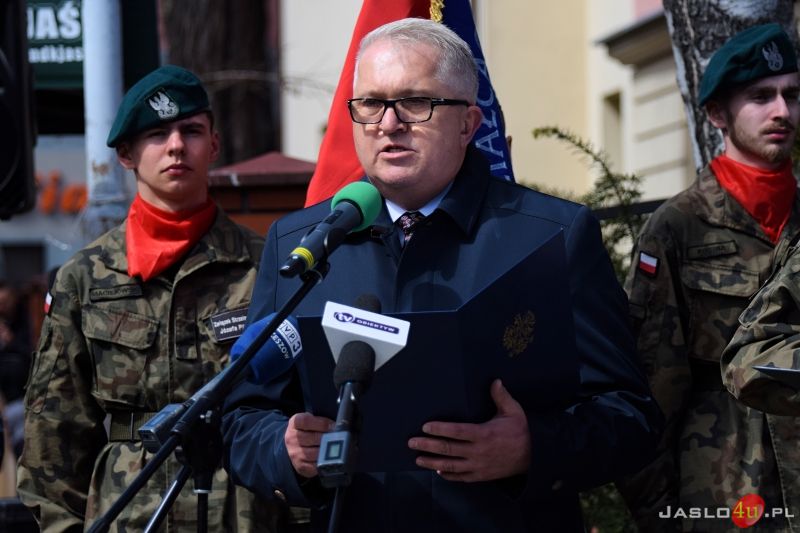 Uroczyste obchody 82. rocznicy Zbrodni Katyńskiej i 12. rocznicy Katastrofy Smoleńskiej w Jaśle